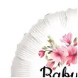 balon foliowy kwiat jabloni baby girl dekoracja na baby shower gender reveal bialy 18 rnd