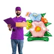 balon foliowy kwiaty stojacy partydeco 34 shp
