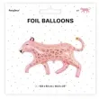 balon foliowy lampart rozowy partydeco 40 shp