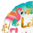 balon foliowy lets flamingle amscan 17 rnd