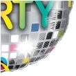 balon foliowy lets party kula dyskotekowa qualatex 18 rnd