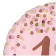 balon foliowy liczba 18 dekoracja na osiemnastke 18 urodziny rozowy amscan 18 rnd