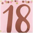 balon foliowy liczba 18 dekoracja na osiemnastke 18 urodziny rozowy amscan 18 rnd