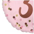 balon foliowy liczba 30 dekoracja na 30 urodziny rozowy amscan 18 rnd
