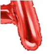 balon foliowy litera a czerwony partydeco 14 ltr