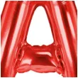 balon foliowy litera a czerwony partydeco 14 ltr