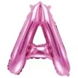 balon foliowy litera a rozowy partydeco 14 ltr