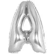 balon foliowy litera a srebrny oem 16 ltr