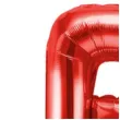 balon foliowy litera b czerwony partydeco 14 ltr