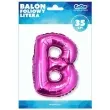 balon foliowy litera b rozowy godan 14 ltr