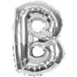 balon foliowy litera b srebrny oem 16 ltr