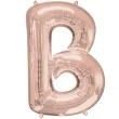 balon foliowy litera b szampanski amscan 32 ltr
