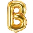 balon foliowy litera b zloty partydeco 14 ltr