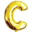balon foliowy litera c zloty oem 16 ltr