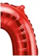 balon foliowy litera d czerwony partydeco 14 ltr