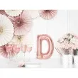 balon foliowy litera d rozowe zloto partydeco 14 ltr