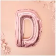 balon foliowy litera d rozowe zloto partydeco 14 ltr