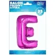 balon foliowy litera e rozowy godan 14 ltr