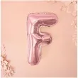 balon foliowy litera f rozowe zloto partydeco 14 ltr