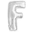 balon foliowy litera f srebrny oem 16 ltr