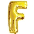 balon foliowy litera f zloty oem 16 ltr