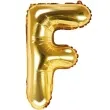 balon foliowy litera f zloty partydeco 14 ltr
