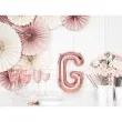 balon foliowy litera g rozowe zloto partydeco 14 ltr