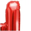 balon foliowy litera h czerwony partydeco 14 ltr