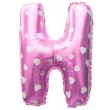 balon foliowy litera h serduszka rozowy jasny oem 16 ltr