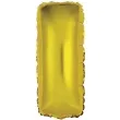 balon foliowy litera i zloty godan 14 ltr