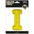 balon foliowy litera i zloty godan 32 ltr