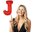 balon foliowy litera j czerwony funny fashion 40 ltr