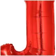 balon foliowy litera j czerwony funny fashion 40 ltr