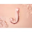 balon foliowy litera j rozowe zloto partydeco 14 ltr