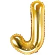 balon foliowy litera j zloty partydeco 14 ltr