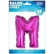 balon foliowy litera m rozowy godan 14 ltr