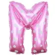 balon foliowy litera m serduszka rozowy jasny oem 16 ltr