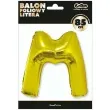balon foliowy litera m zloty godan 32 ltr