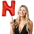 balon foliowy litera n czerwony funny fashion 40 ltr