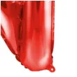 balon foliowy litera n czerwony partydeco 14 ltr