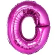 balon foliowy litera o 14 godan rozowy