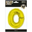 balon foliowy litera o 14 godan zloty