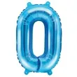 balon foliowy litera o 14 partydeco niebieski
