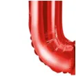 balon foliowy litera o czerwony partydeco 14 ltr