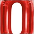 balon foliowy litera o czerwony partydeco 14 ltr