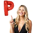 balon foliowy litera p czerwony funny fashion 40 ltr