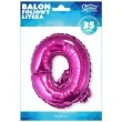 balon foliowy litera q 14 godan rozowy