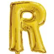 balon foliowy litera r 16 oem zloty