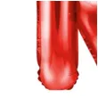 balon foliowy litera r czerwony partydeco 14 ltr