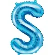 balon foliowy litera s 14 partydeco niebieski